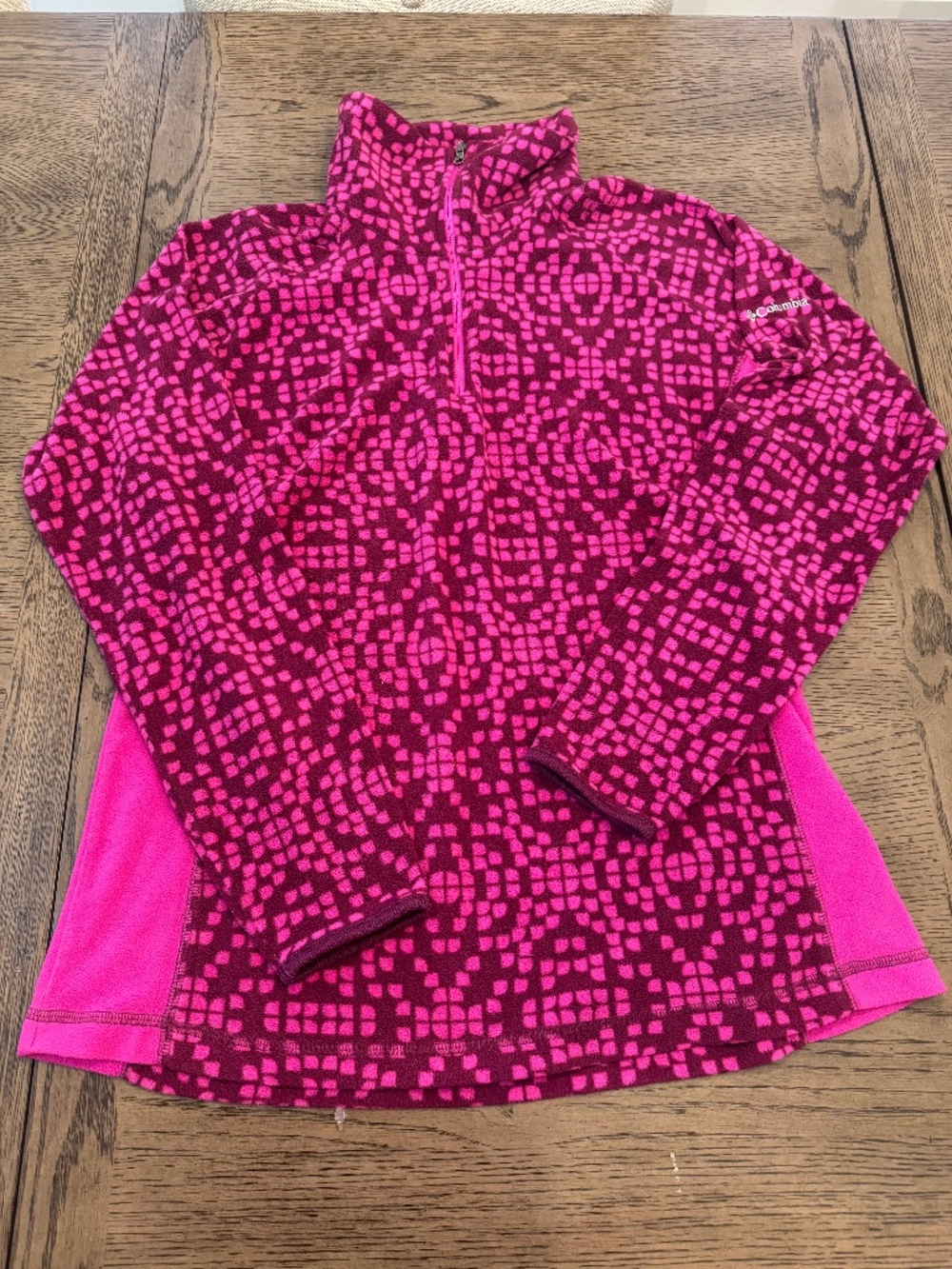 Women's Columbia fleece quarter zip